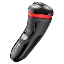 Remington R3000 rasoir pour homme Rasoir rotatif Tondeuse Noir, Rouge