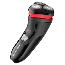Remington R3000 rasoir pour homme Rasoir rotatif Tondeuse Noir, Rouge