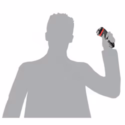 Remington R3000 rasoir pour homme Rasoir rotatif Tondeuse Noir, Rouge - Vue supplémentaire 6
