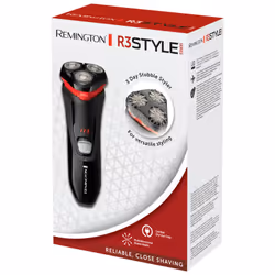 Remington R3000 rasoir pour homme Rasoir rotatif Tondeuse Noir, Rouge - Vue supplémentaire 7