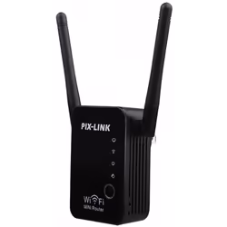 Répétiteur Wifi Pix-Link LV-WR17 - Débit de transmission maximum de 300 Mbps - Normes sans fil-IEEE 802.11b/g/n - Interface 1 ...