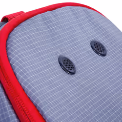 Rivacase Mercantour sac de voyage 30 L Nylon Gris, Rouge - Vue supplémentaire 11