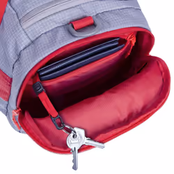 Rivacase Mercantour sac de voyage 30 L Nylon Gris, Rouge - Vue supplémentaire 18