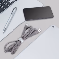 Rivacase PS 6102 GR12 câble USB 1,2 m USB 2.0 USB C USB A Gris - Vue supplémentaire 4