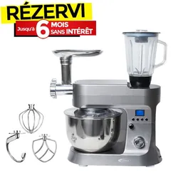 Robot Multifonction FLORENCE KM1395CB 1200 Watts - Gris