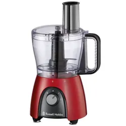 Russell Hobbs 27110-56 robot de cuisine 600 W 2,3 L Noir, Rouge, Transparent