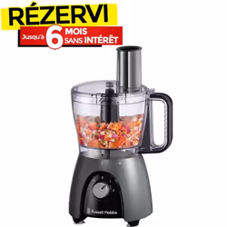 Robot Multifonction RUSSELL HOBBS Matte Charcoal 600W - Noir