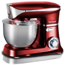 Robot pâtissier pétrin Techwood 1300W 6.5L Rouge (TCDR-135)