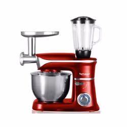 Robot pâtissier Techwood - Puissance 1300 W - Nombre de vitesse : 6 vitesse de rotation + fonction impulsions - Bol inox d'un ...