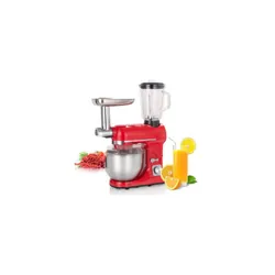 Robot Pétrin GALAXY 6LMultifonction + Hachoir A Viande 800W Avec Bol en verre