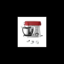 Robot pétrin Midea 5L 1000 Watt - Blanc et Rouge (MJ-KM1001W)