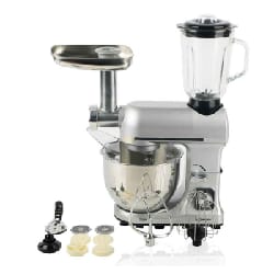 Robot Pétrin Multifonction TOPMATIC PKM-1800 1800W - Gris