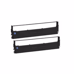 Ruban matriciel de marque Epson C13S015613BA pour  LQ-300+ / 300+ll -  de caractères noir.Ce ruban est Compatible avec Imprim ...