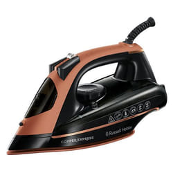Russell Hobbs 23975-56 fer à repasser Fer à vapeur Semelle en céramique 2600 W Noir, Cuivre