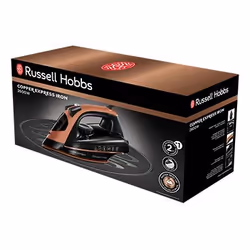 Russell Hobbs 23975-56 fer à repasser Fer à vapeur Semelle en céramique 2600 W Noir, Cuivre - Vue supplémentaire 5