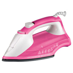Russell Hobbs 26461-56 fer à repasser Fer à vapeur Semelle en céramique 2600 W Rose, Blanc