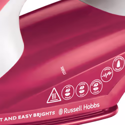 Russell Hobbs 26480-56 fer à repasser Fer à repasser à sec ou à vapeur Semelle en céramique Rouge, Blanc - Vue supplémentaire 4