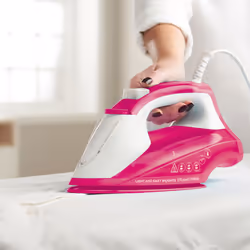 Russell Hobbs 26480-56 fer à repasser Fer à repasser à sec ou à vapeur Semelle en céramique Rouge, Blanc - Vue supplémentaire 9