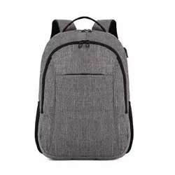 SAC A DOS 16.1" +PORT USB -SWISS-GRIS