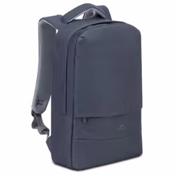 Sac à dos antivol pour pc portable 15.6" RivaCase 7562 - Couleur Gris Foncé - Sac à dos élégant en matière résistant à l'eau  ...
