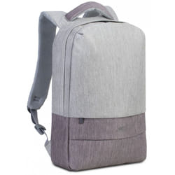 Sac à dos Antivol PC Portable 15.6" Gris/Moka RivaCase