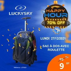Sac à dos avec Roulette LST6021