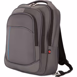 Sac à Dos pour Pc Portable 15.6" - Matière polyester - Fermeture éclair - 1 compartiment principal - 2 poches avant avec ferm ...