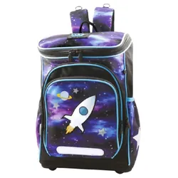 Sac à Dos Primaire COOL SCHOOL Ergo Space Taille M Pour Garçon - Noir&Bleu