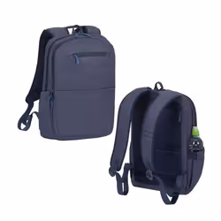 Sac à dos  RIVACASE pour pc portable 15.6":  Sac à dos actif style, léger est fabriqué en matériau résistant côtés de l'eau d ...