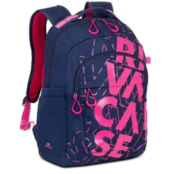 Sac à Dos Urbain Féminin 30L Bleu & Rose RivaCase