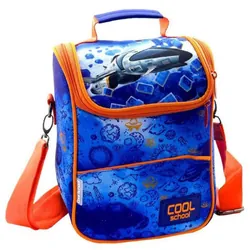 Sac à Goûter Isotherme COOL SCHOOL Space Pour Garçon - Bleu&Orange