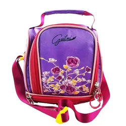 Sac à Goûter ISOTHERME GUITNI Fleurs - Rose&Violet (PA11-10)