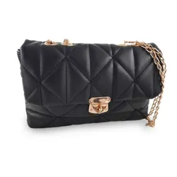 Sac Bandoulière MODALINE MISHKA avec Chaine - Noir