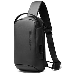 Sac De Poitrine Antivol Étanche Bange BG032 Noir