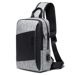Sac De Poitrine Antivol Étanche Bange BG076 Gris