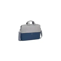Sacoche RIVACASE Pour PC Portable 15.6" - Gris & Bleu (7532)