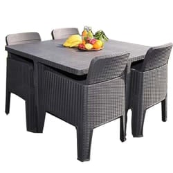 Salon De Jardin Antalya 4 Places Taupe