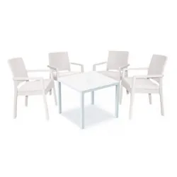 Salon de jardin BOHÈME SOTUFAB -Blanc (CHS120-00)
