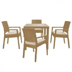 Salon de jardin BOHÈME SOTUFAB -Taupe (CHS120-16)