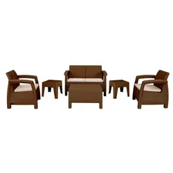 Salon de Jardin CARTHAGE SOTUFAB 4 Places (CHS030-wengue)
