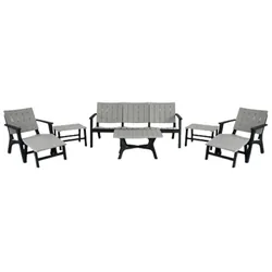 Salon De Jardin Central Park 5 Places Confort Gris