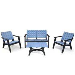Salon De Jardin Central Park Bleu