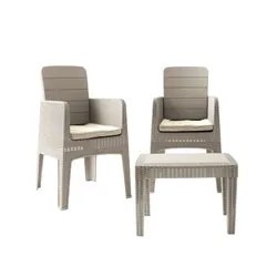 Salon De Jardin MARECHAL 2 Places - Greige