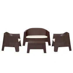 Salon De Jardin Monaco Marron