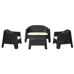 Salon De Jardin Monaco Noir
