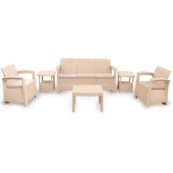 Salon De Jardin Syphax 5 Places Vanille