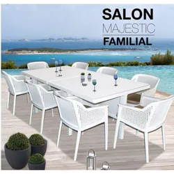 Salon majestic 8 places sotufab (CHS143)