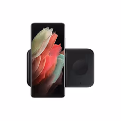 Samsung EP-P4300TBEGGB chargeur d'appareils mobiles Casque, Smartphone, Smartwatch Noir USB Recharge sans fil Intérieure - Vue supplémentaire 2