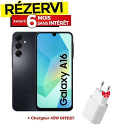 Samsung Galaxy A16 4Go 128Go - Noir