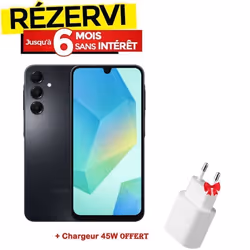 Samsung Galaxy A16 5G 6Go 128Go - Noir